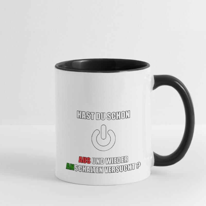 Drôle d’étudiant en informatique Coder Programmeur Mug contrasté