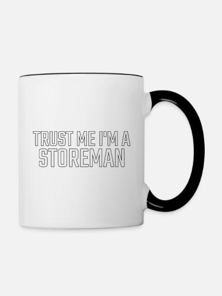 Storeman Trust Me - Tasse zweifarbig - Weiß/Schwarz