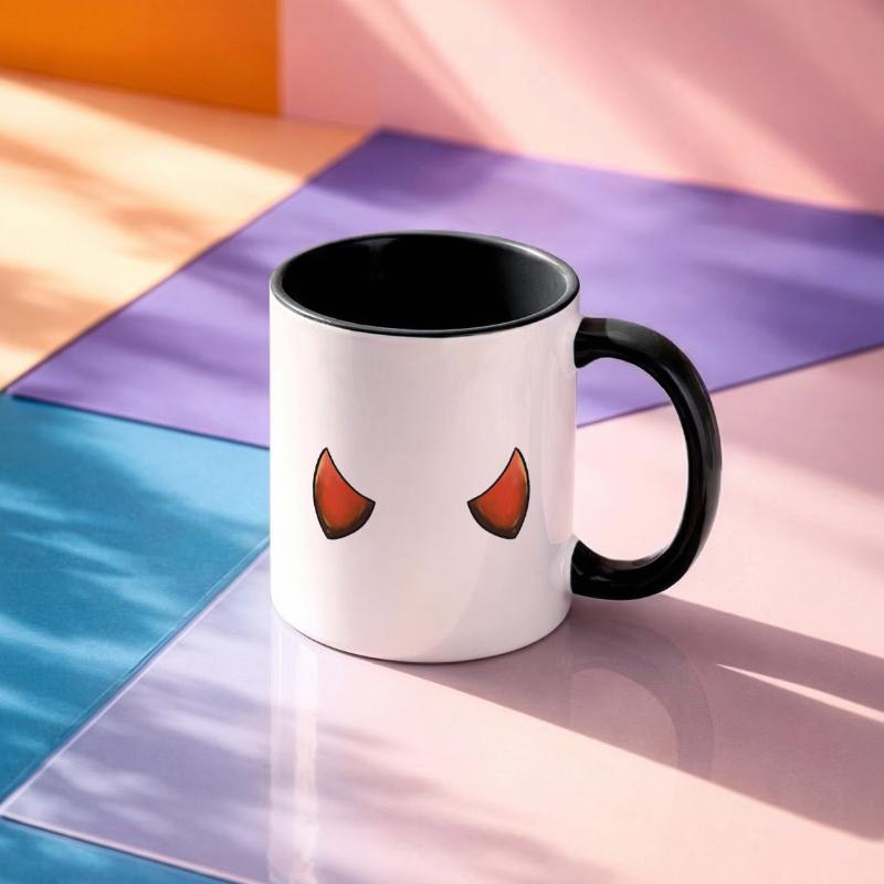 Devil's Horn Devil's Devil's Woman Devil's Guy Contrasting Mug