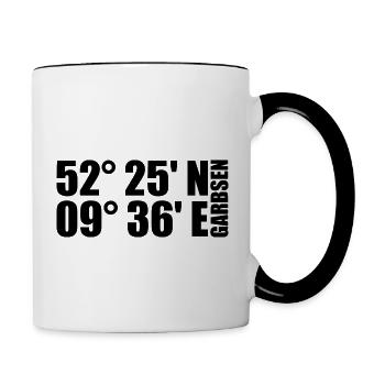Garbsen coordinates - Contrasting Mug - white/black - Right