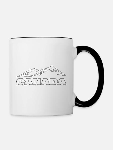 CANADA - Tasse zweifarbig - Weiß/Schwarz
