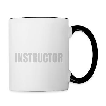 Phlebotomy instructor - Contrasting Mug - white/black - Right