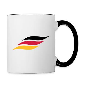 German wave German Wave - Contrasting Mug - white/black - Right