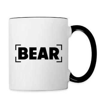 BEAR - Tasse zweifarbig - Weiß/Schwarz - Rechts