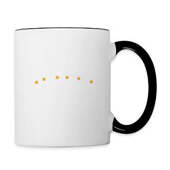 Vintage is 2001 - Contrasting Mug - white/black - Right