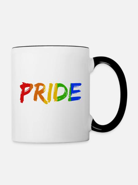 Stolz - Tasse zweifarbig - Weiß/Schwarz