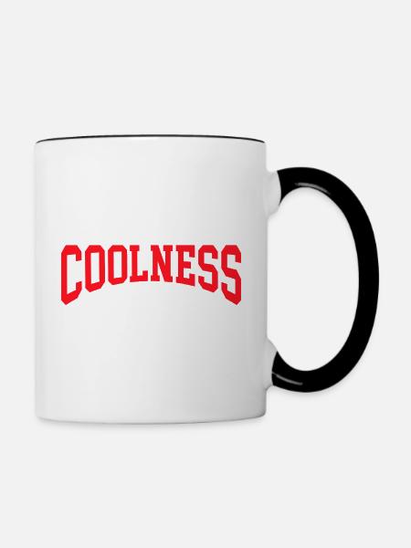 Coolness Original - Tasse zweifarbig - Weiß/Schwarz