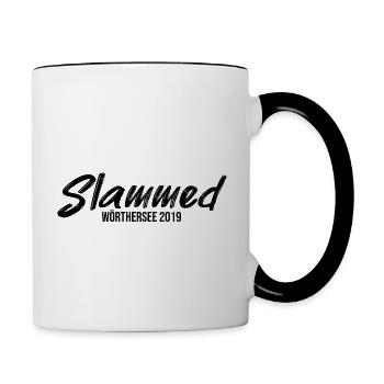 Slammed Wörthersee 2019 -Treffen - schwarz - Tasse zweifarbig - Weiß/Schwarz - Rechts
