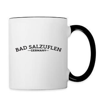 Bad Salzuflen My Home Idée cadeau - Mug contrasté - blanc/noir - Droite