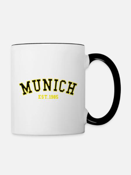 Munich_Est_1985 - Tasse zweifarbig - Weiß/Schwarz