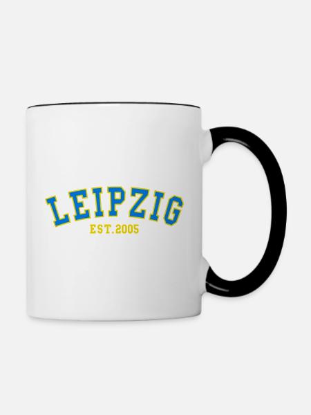 Leipzig Est. 2005 - Tasse zweifarbig - Weiß/Schwarz