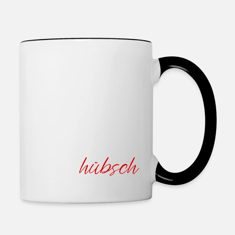 Langsam muss ich mal nett werden... - Tasse zweifarbig - Weiß/Schwarz