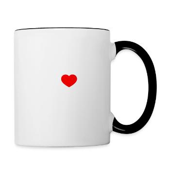 I liebe Kaltstart, Auto-Tuning, Car Performance, A - Tasse zweifarbig - Weiß/Schwarz - Rechts