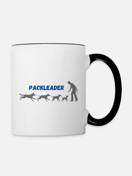 Packleader - Tasse zweifarbig - Weiß/Schwarz