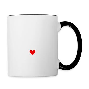 P’tit choux - Mug contrasté - blanc/noir - Droite