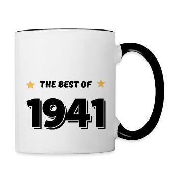 Best of 1941 - Mug contrasté - blanc/noir - Droite