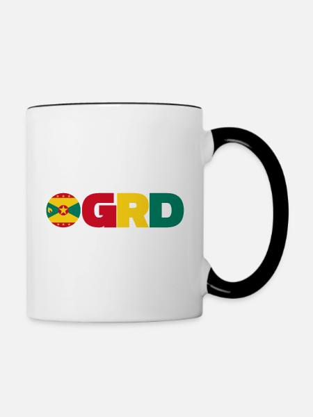 Grenada - Tasse zweifarbig - Weiß/Schwarz