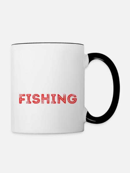 MAGNETFISCHEN METALL WÖRTER - Tasse zweifarbig - Weiß/Schwarz