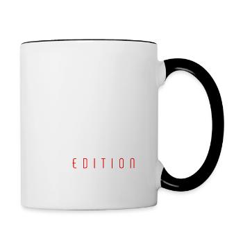 Limited Edition - Tasse zweifarbig - Weiß/Schwarz - Rechts