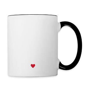 Daddy-to-be 2025 - Contrasting Mug - white/black - Right