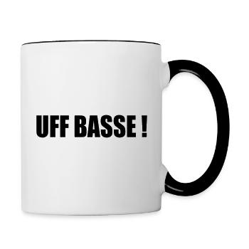 UFFBASSE - Tasse zweifarbig - Weiß/Schwarz - Rechts