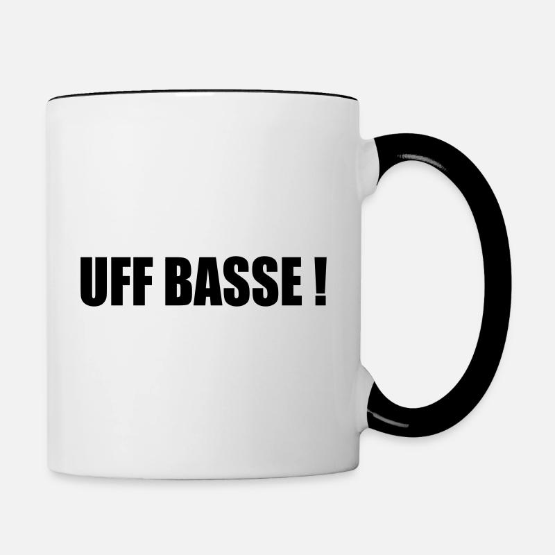 UFFBASSE - Tasse zweifarbig - Weiß/Schwarz