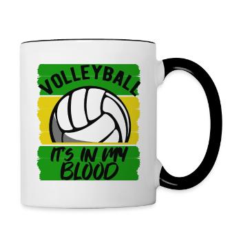 Volleyball - Contrasting Mug - white/black - Right