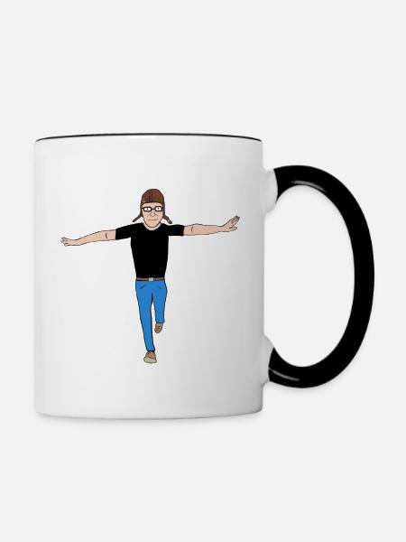 Inspire - Tasse zweifarbig - Weiß/Schwarz