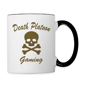 Officiel - Death Platoon Gaming - Mug contrasté - blanc/noir - Droite