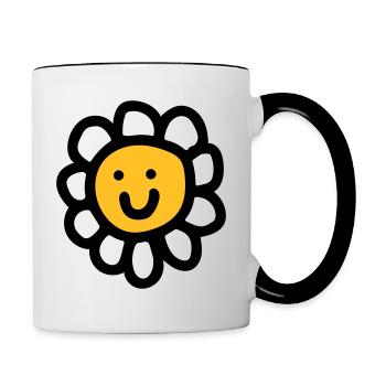 Daisy - Contrasting Mug - white/black - Right