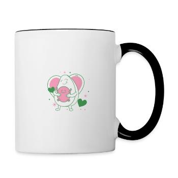 Avocado Queen – Frauentag - Tasse zweifarbig - Weiß/Schwarz - Rechts
