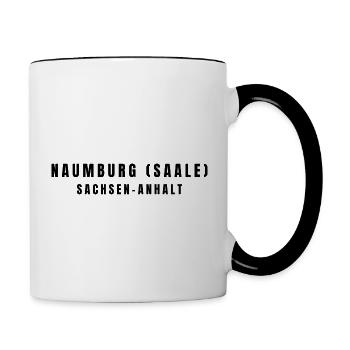 Naumburg (Saale) Saxe-Anhalt - Mug contrasté - blanc/noir - Droite