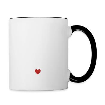 Cadeau meilleur papy - Mug contrasté - blanc/noir - Droite