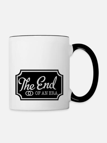 Junggesellenabschied - Tasse zweifarbig - Weiß/Schwarz