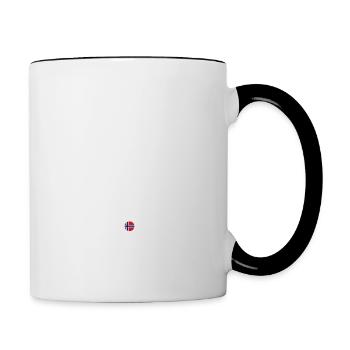 Norwegen - Tonsberg - Norge - Norway - Tasse zweifarbig - Weiß/Schwarz - Rechts