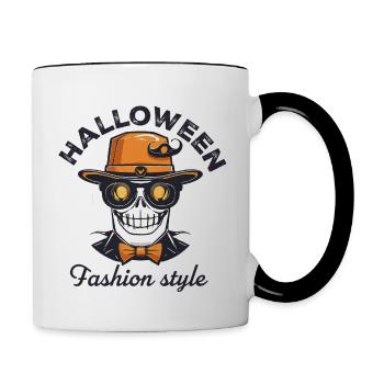 HALLOWEEN FASHION STYLE - Contrasting Mug - white/black - Right