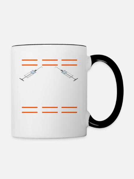 Ok But First Insulin - Tasse zweifarbig - Weiß/Schwarz