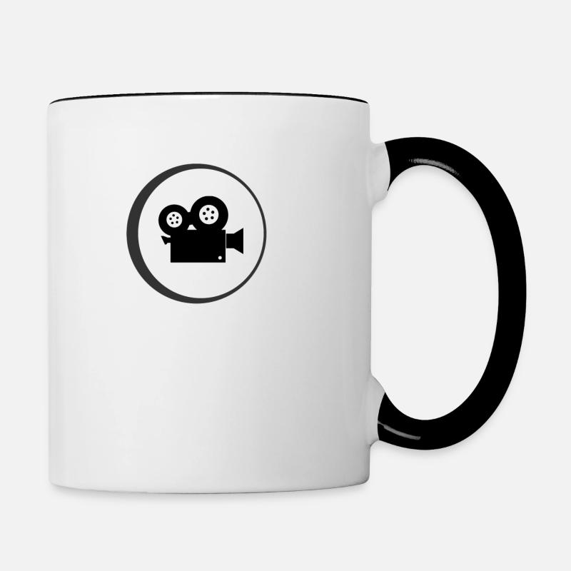 Réalisateur - Mug contrasté - blanc/noir