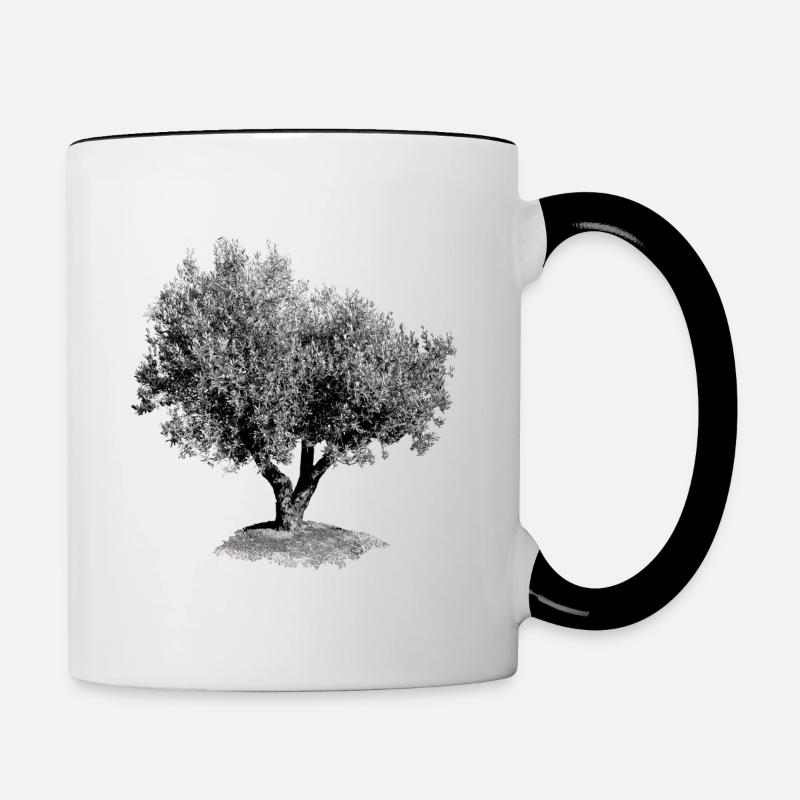The Old Olive Tree - Contrasting Mug - white/black