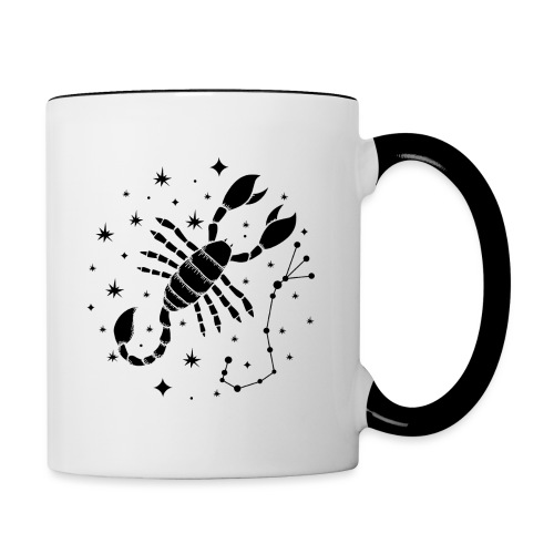 Sternzeichen Furchtloser Skorpion Oktober November - Tasse zweifarbig