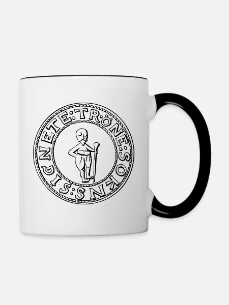 Trönö - Tasse zweifarbig - Weiß/Schwarz