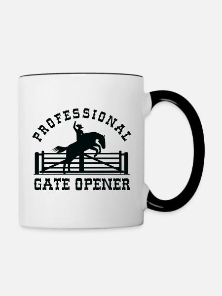 Professioneller Toröffner - Tasse zweifarbig - Weiß/Schwarz