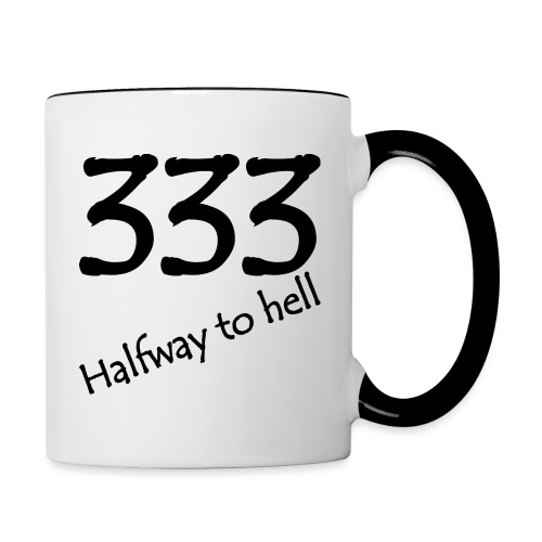 333 -Der halbe Weg - Tasse zweifarbig