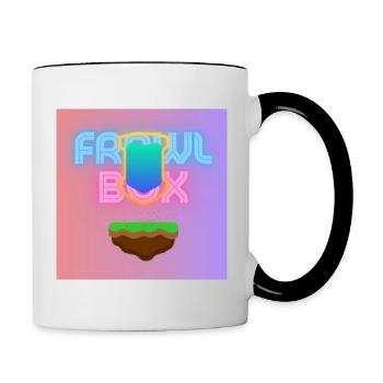FrawlBox - Contrasting Mug - white/black - Right