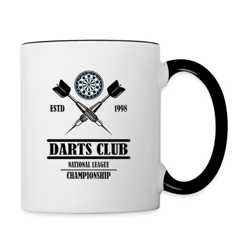 Darts Club - Tasse zweifarbig