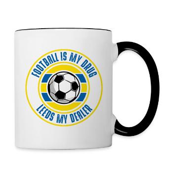 Leeds - Tasse zweifarbig - Weiß/Schwarz - Rechts