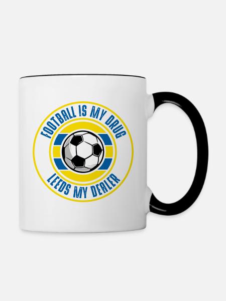 Leeds - Tasse zweifarbig - Weiß/Schwarz