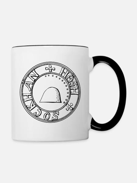 Hoch - Tasse zweifarbig - Weiß/Schwarz