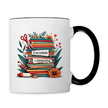 Handmade Cards Scrapbooking Crafts - Contrasting Mug - white/black - Right