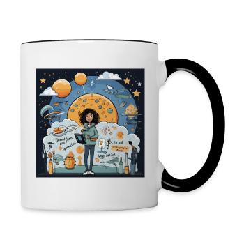 The Dreamers Planner - Contrasting Mug - white/black - Right